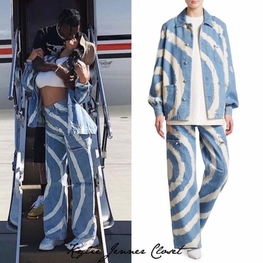 Ganni Tie Dye Denim Set